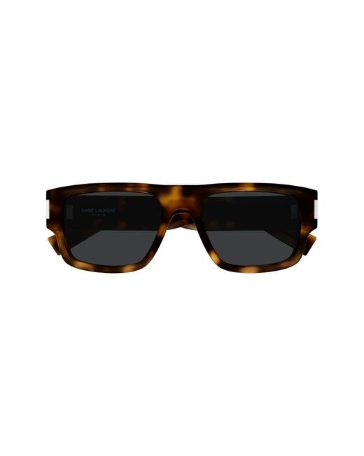 Saint Laurent Black 54mm Square Sunglasses for men