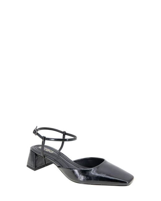 BCBGMAXAZRIA White Queenie Ankle Strap Pump