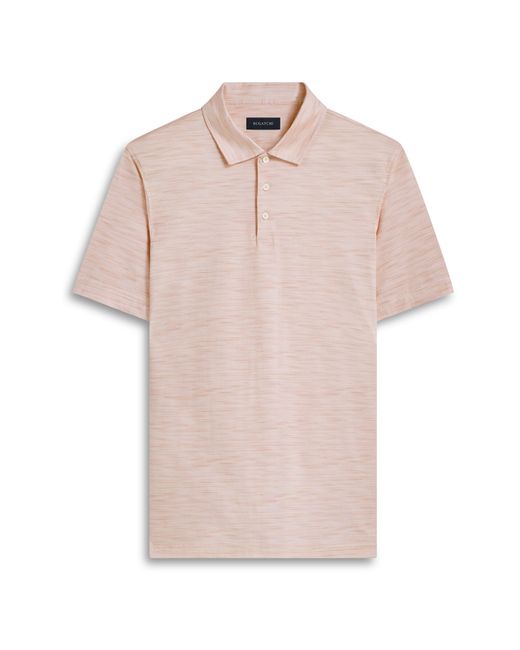 Bugatchi Natural Victor Ooohcotton Print Polo for men