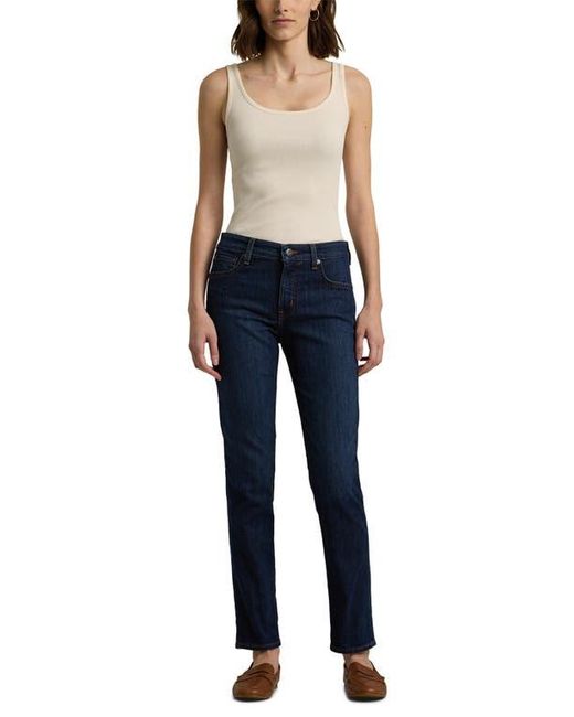 Ralph Lauren Blue Mid Rise Straight Leg Jeans