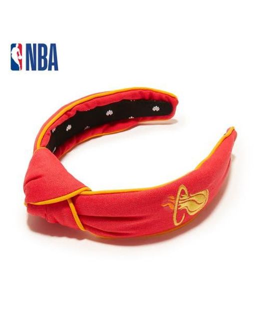 Lele Sadoughi Nba Miami Heat Embroidered Headband