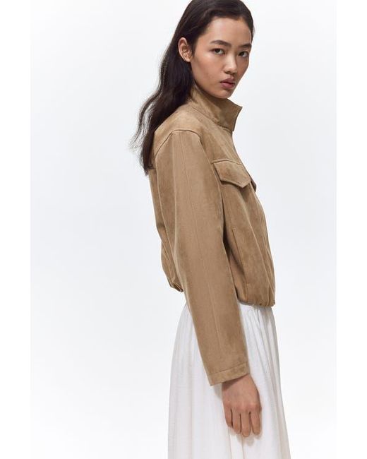 H&M Natural Coated Jacket