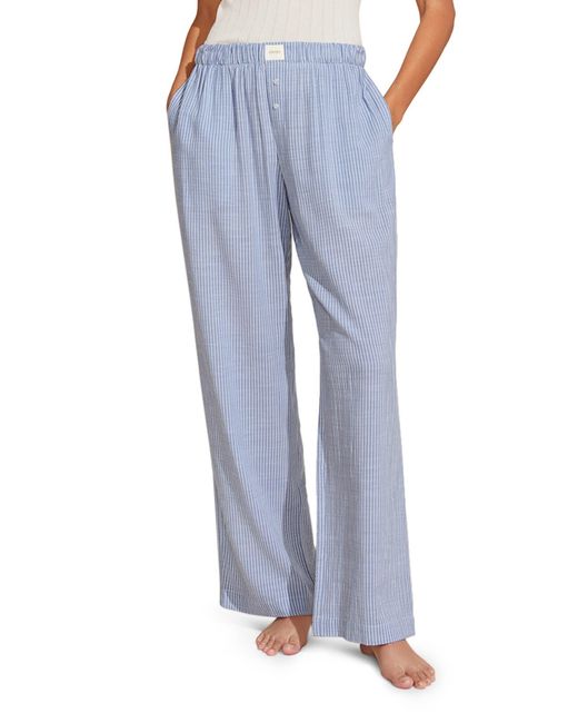 Eberjey Blue Nautico Stripe Pajama Pants