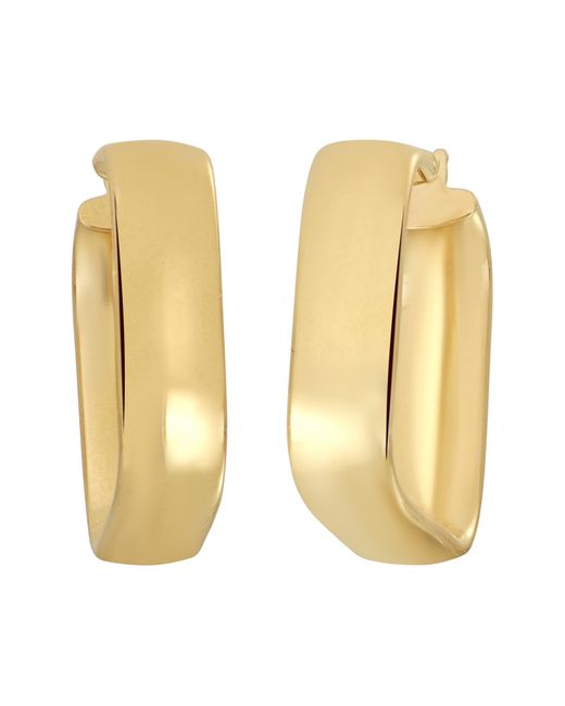 Bony Levy Natural 14K Rectangular Hoop Earrings
