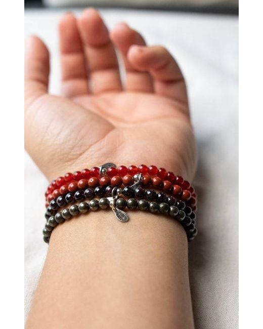 Tiny Rituals Red Aries Bracelet Set