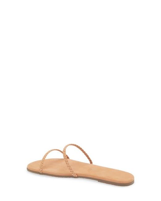 TKEES Pink Gemma Braid Slide Sandal