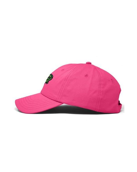 Alix Pink Alligator Embroidered Wildlife Cap for men