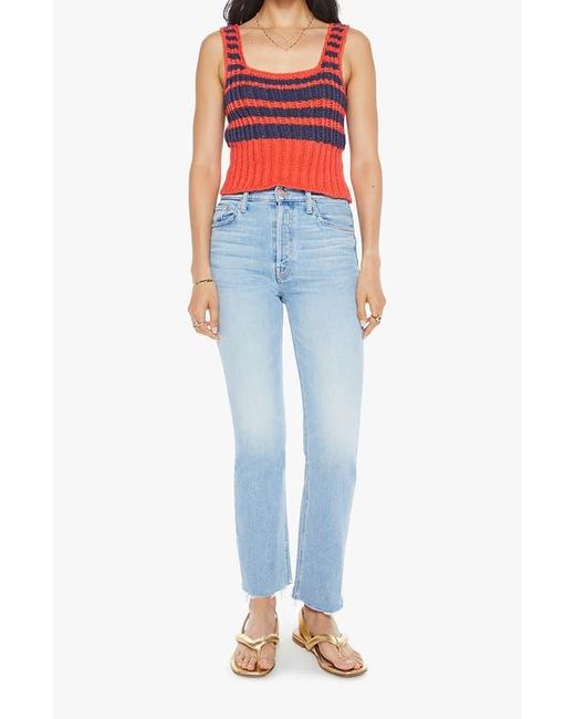 Mother Blue Stripe Sweater Tank