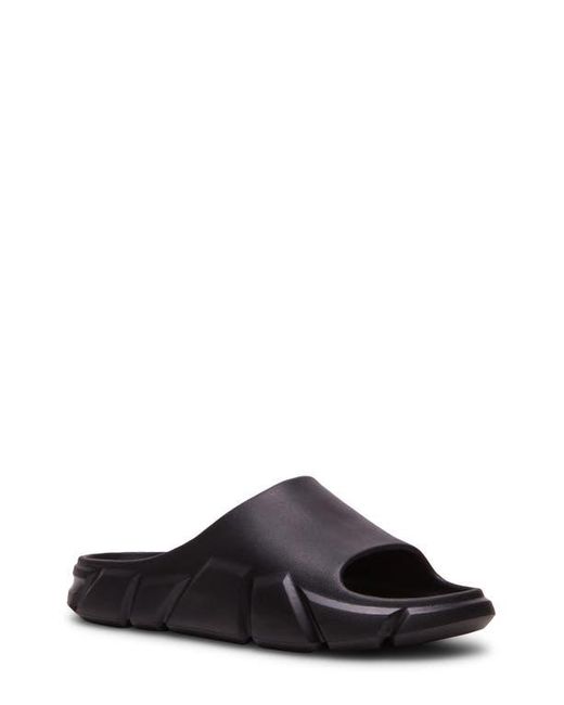 Steve Madden Black Charged Slide Sandal for men