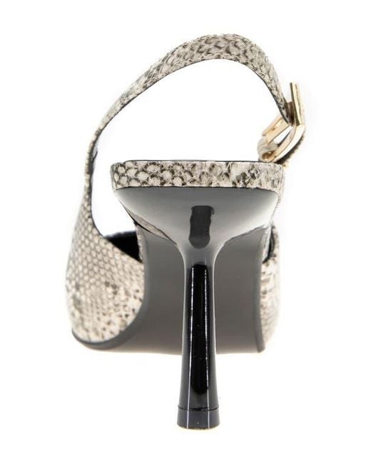 BCBGMAXAZRIA White Inara Slingback Pointed Toe Pump