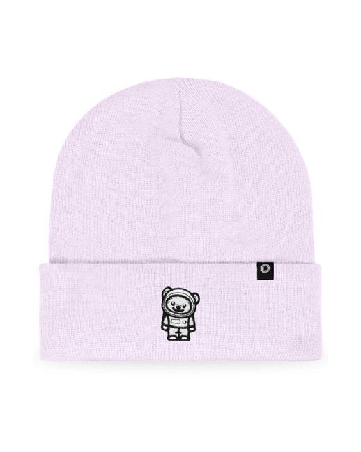 Alix Pink Ice Bear Beanie for men