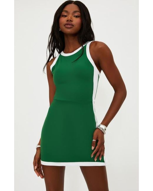 Beach Riot Green Zephyra Skirted Romper