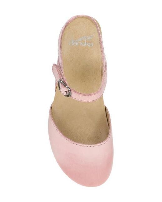 Dansko Pink Tiffani Wedge Pump