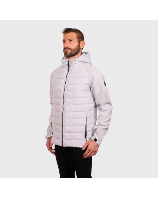 Perry Ellis Purple Tech Stretch Softshell Jacket for men