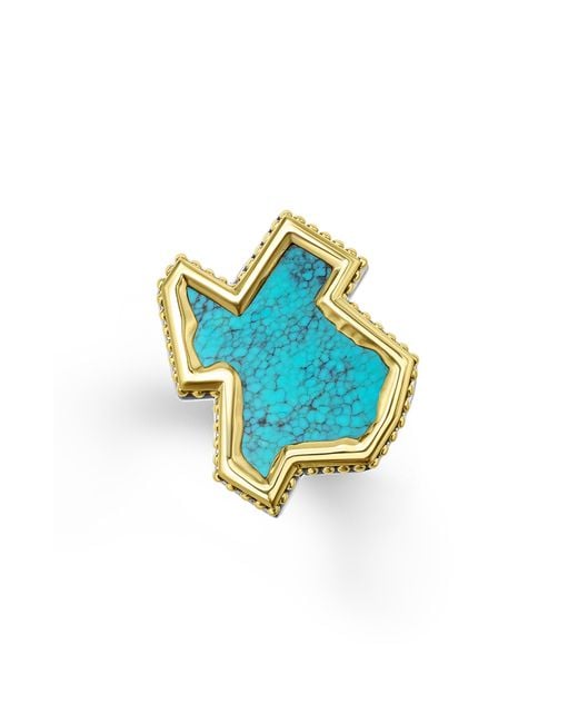 Lagos Blue Anthem Texas Ring