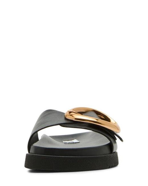 Steve Madden Black Mandie Slide Sandal