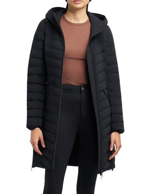 Moose Knuckles Black Andesite Water Repellent Hooded 800 Fill Power Down Parka