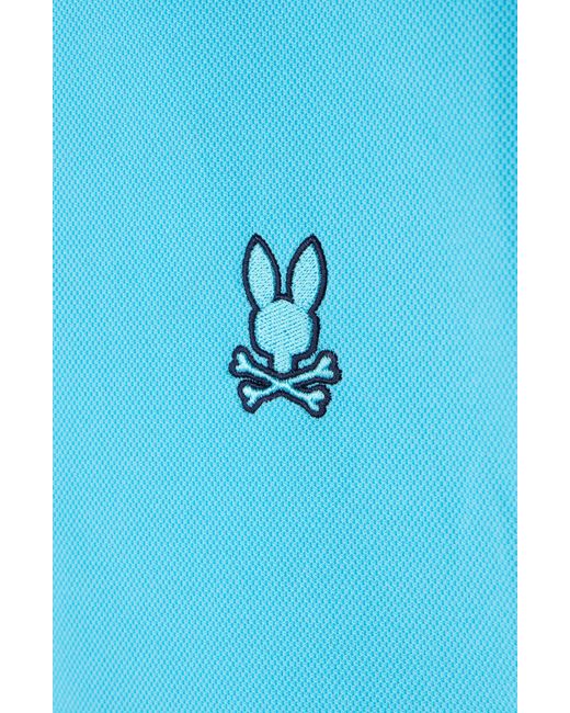 Psycho Bunny Blue Marshall Polo for men