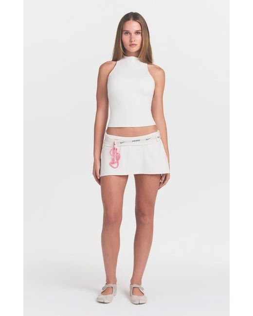 NikeSKIMS White Matte Skort