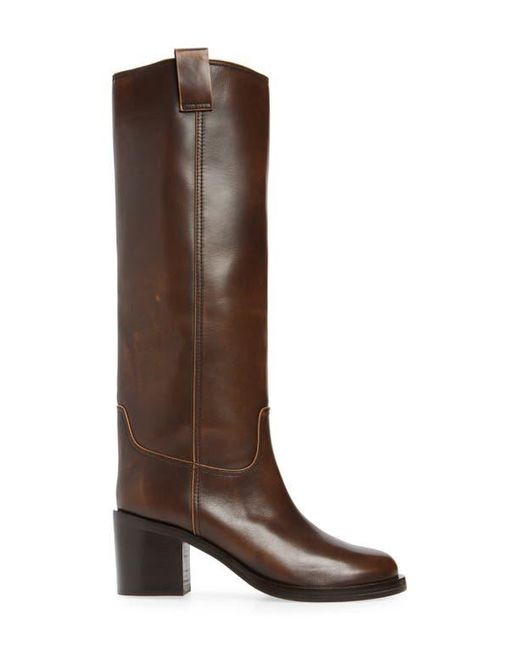 Jeffrey Campbell Brown Climb-Hi Knee High Boot