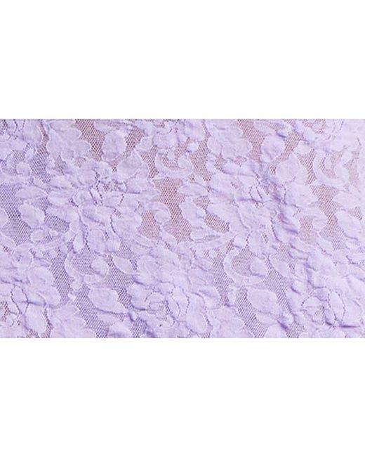 Hanky Panky Purple Signature Lace Retro Plunge Chemise