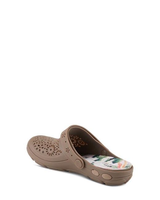 Spring Step Brown Contigo Clog