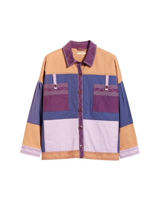 Sessun Purple Sessùn Alghero Colorblock Jacket