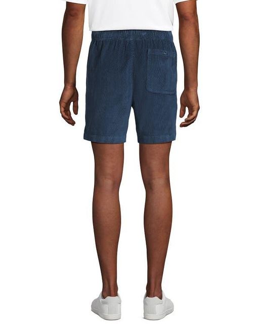 Lands' End Blue 7 Deck Short for men