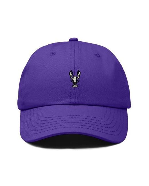 Alix Purple Lobster Dad Cap