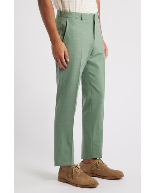 Nordstrom Green Henrik Trim Fit Solid Stretch Wool Suit Pants for men