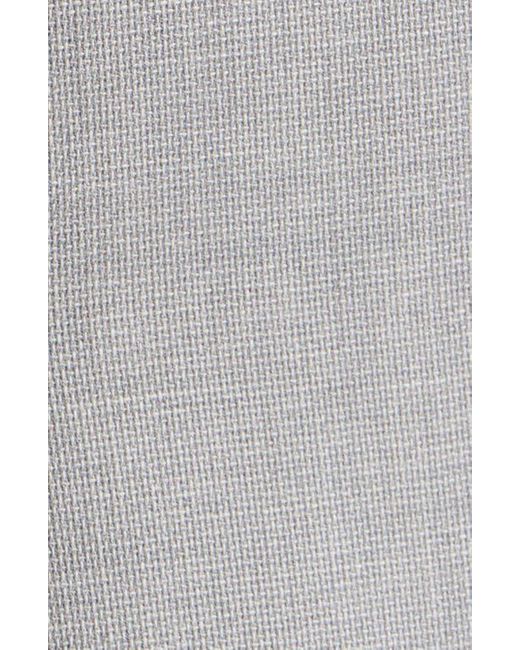 Canali Gray Siena Regular Fit Impeccable Super 130S Wool Suit Jacket for men