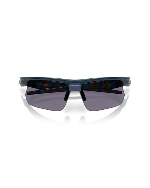 Oakley Blue Bisphaera 68Mm Oversize Gradient Prizm Rectangular Sunglasses