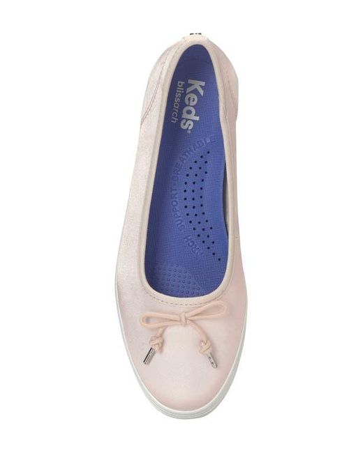 Keds White Maisie Flat