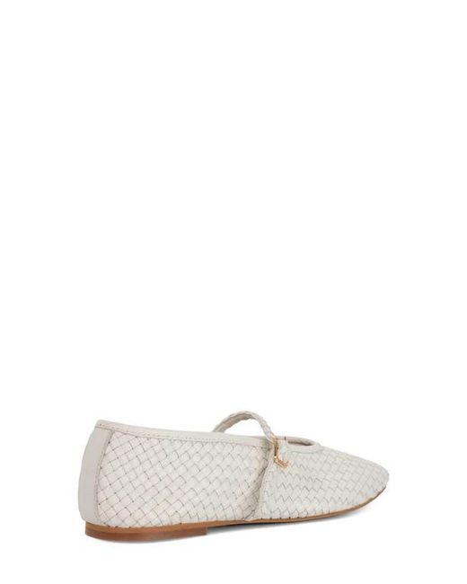 Dune White Headliner Mary Jane Flat
