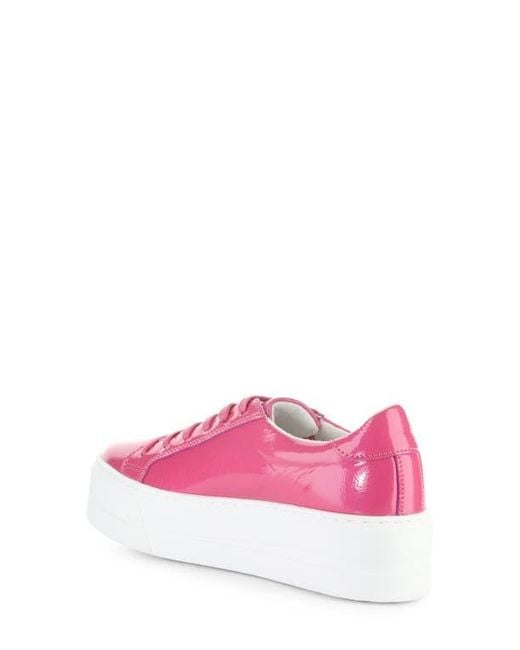 Bos. & Co. Pink Maya Platform Sneaker