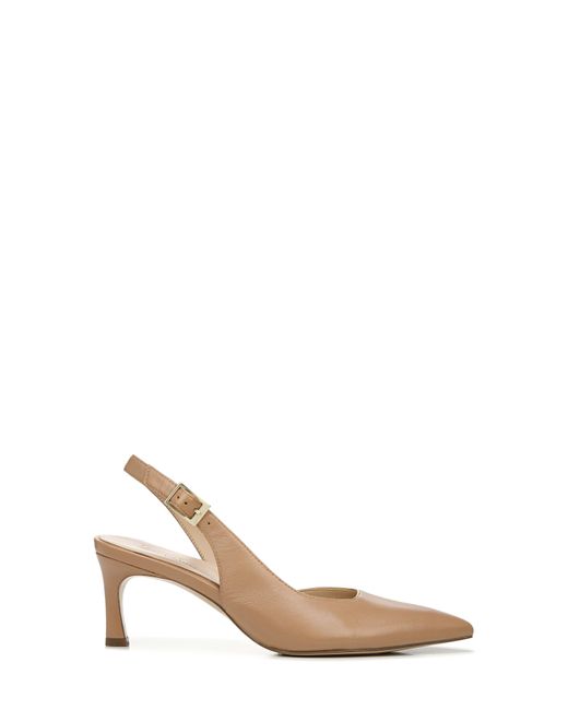 27 EDIT Naturalizer Felicia Slingback Pointed Toe Pump in Natural | Lyst