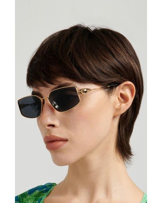 Etro Black 59Mm Rectangular Sunglasses