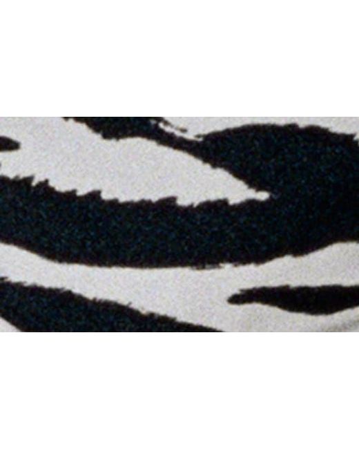 Mango Black Zebra Tie Side Bikini Bottoms