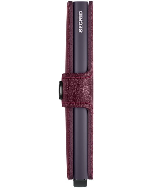 Secrid Purple Miniwallet Original for men
