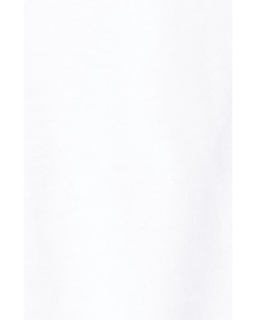 Sunspel White V-Neck T-Shirt for men