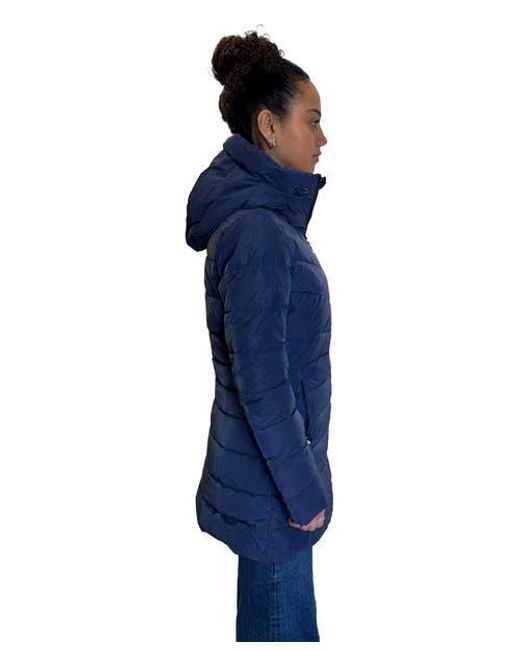 Woodpecker Blue Long Robin Medium Weight Coat