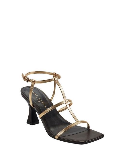 Marc Fisher White Dennie Ankle Strap Sandal