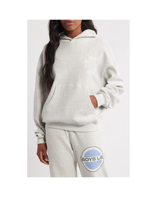 Boys Lie White Pamela Logo Hoodie