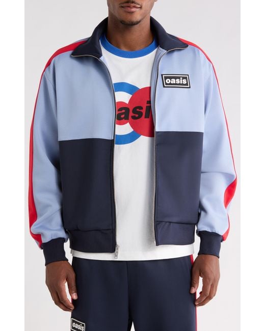 Pleasures Red X Oasis Forever Track Jacket for men