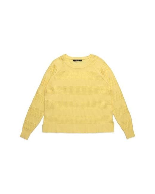 DELUC Natural Creta Openwork Sweater