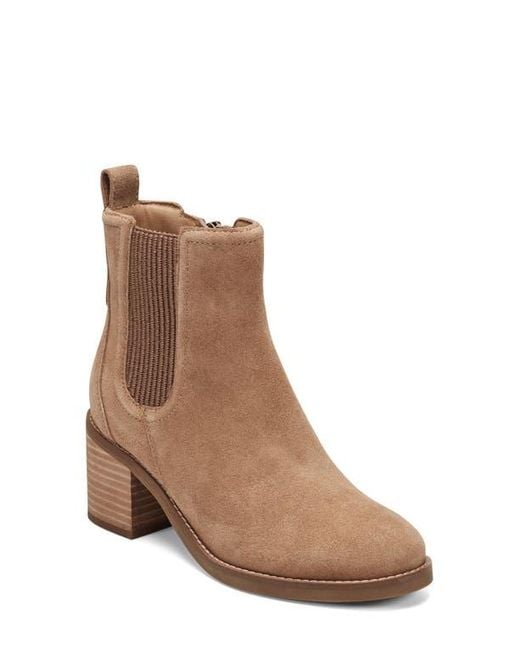 Earth Brown Cassi Side Zip Boot