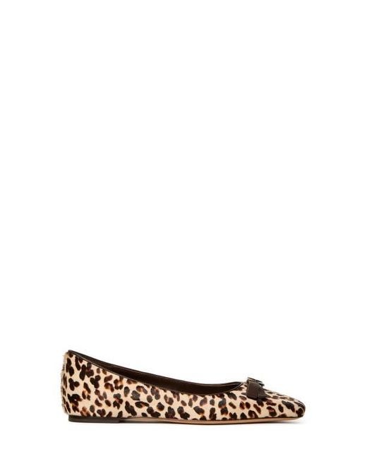 Kate Spade Brown Deco Bow Downtown Flat