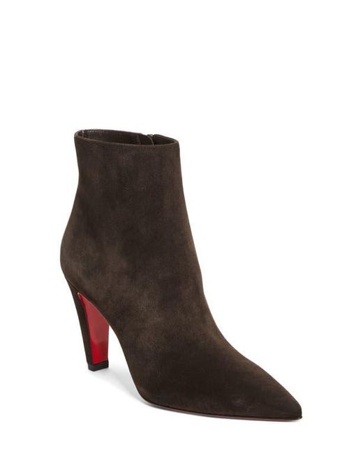 Christian Louboutin Brown Vibella Pointed Toe Bootie