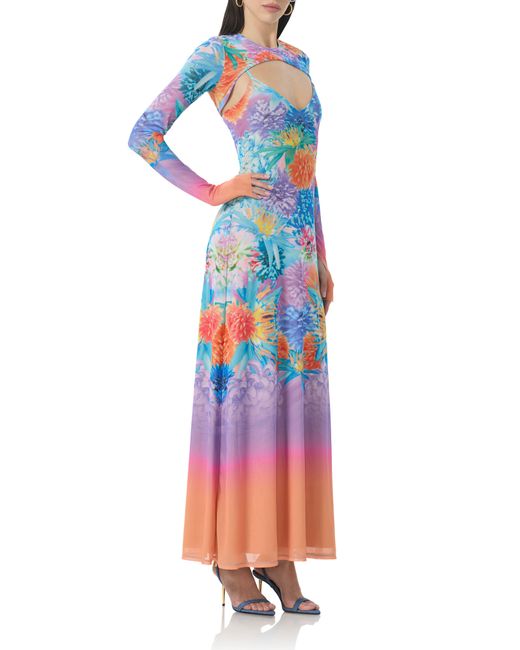 AFRM Multicolor Cyr Print Two-piece Maxi Dress