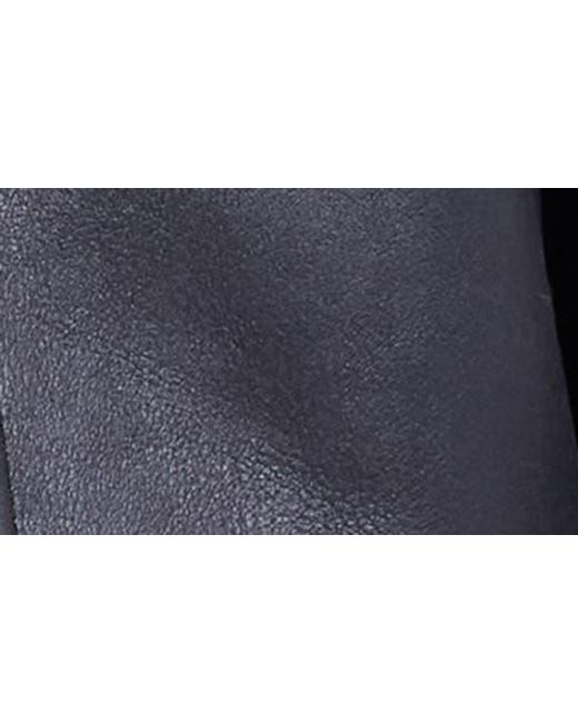 Bugatchi Black Genuine Shearling Biker Jacket for men